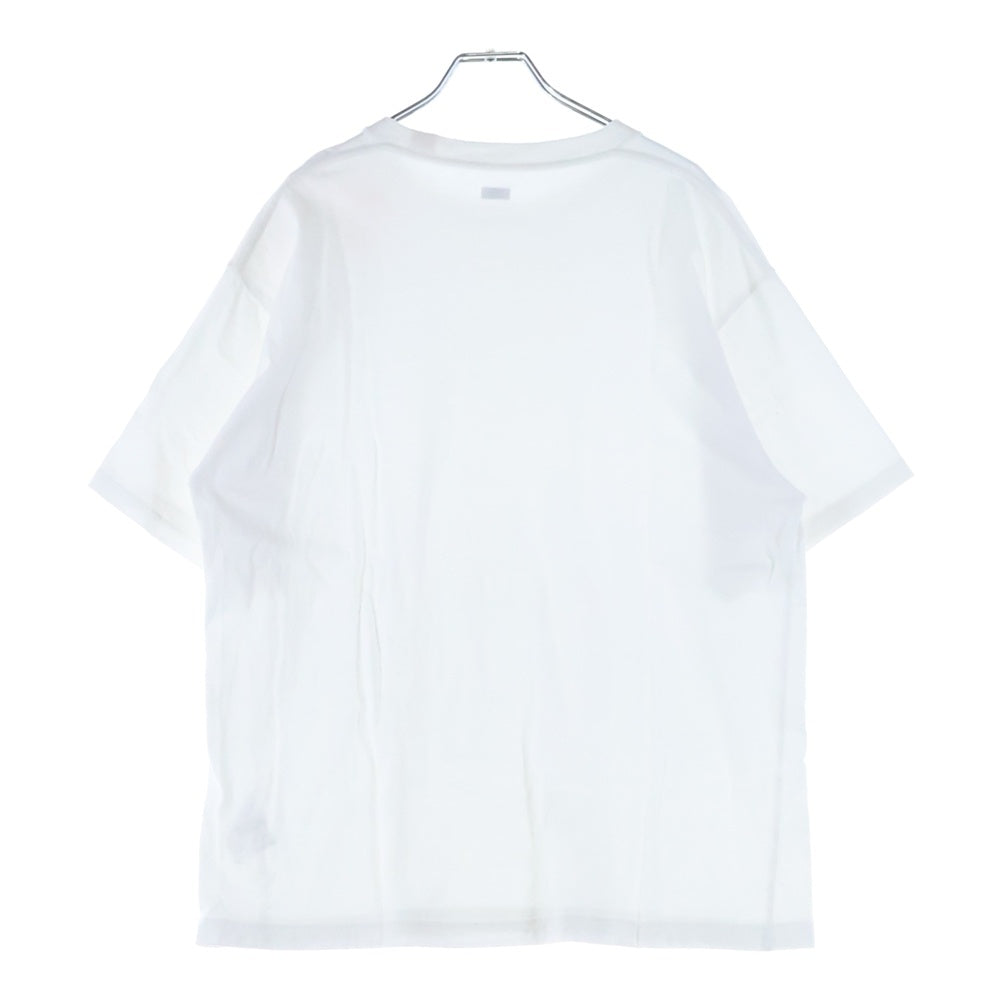 SEQUEL(シークエル) SHOULDER PRINT TEE リッププリント Tシャツ 半袖カットソー ホワイト