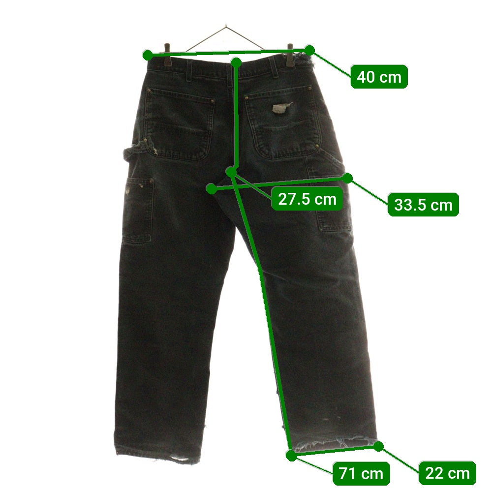 CARHARTT(カーハート) Double Knee ダブルニー カーペンターパンツ ペインター デニムパンツ ブラック