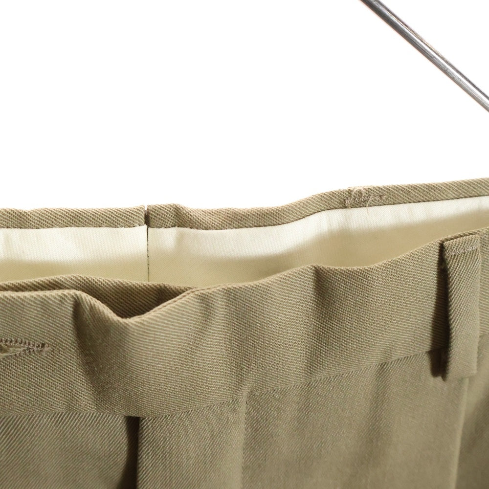 GIVENCHY(ジバンシィ) 80‐90s MONSIER ウールツイル 3タック スラックス ベージュ