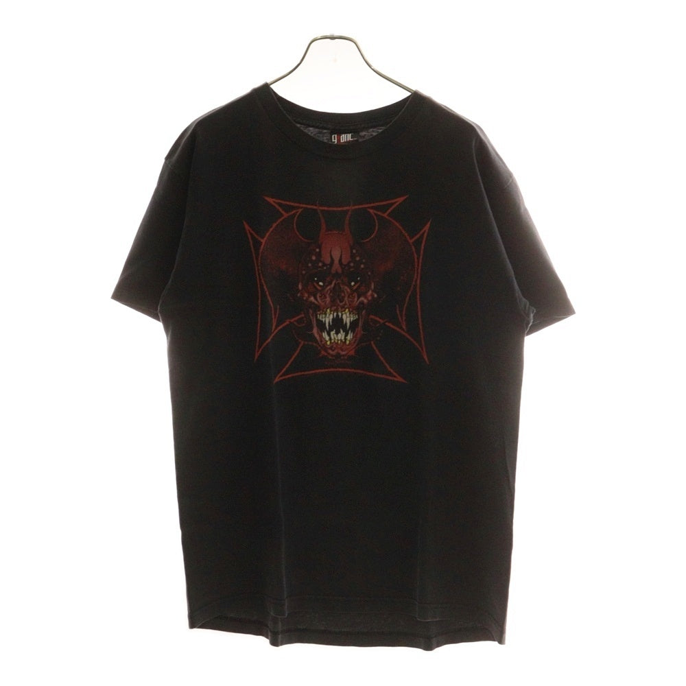 VINTAGE(ヴィンテージ) 00s DEVIL MAN デビルマン フロントプリント Tシャツ 半袖カットソー ブラック
