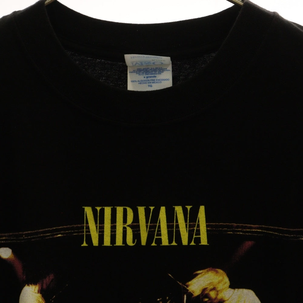 VINTAGE(ヴィンテージ) 00s NIRVANA FROM THE MUDDY BANKS OF THE WISHKAH ニルヴァーナ フロム ザ マディ バンクス オブ ウィシュカー1996 半袖Tシャツ カットソー ブラック