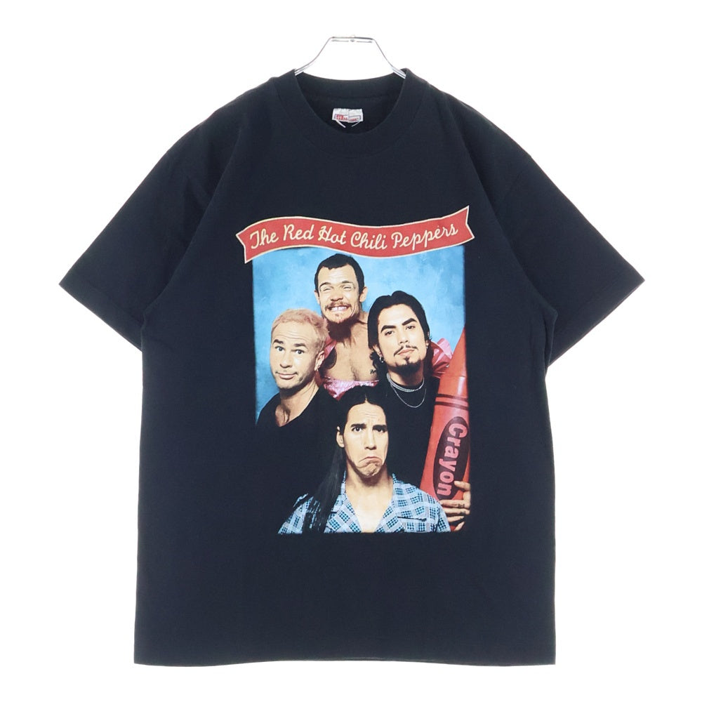 VINTAGE(ヴィンテージ) 90s RED HOT CHILI PEPPERS One Hot Chili Peppers Bootleg レッドホットチリペッパーズ ワンホットミニッツ ブートレグ 両面プリント 半袖Tシャツ ブラック