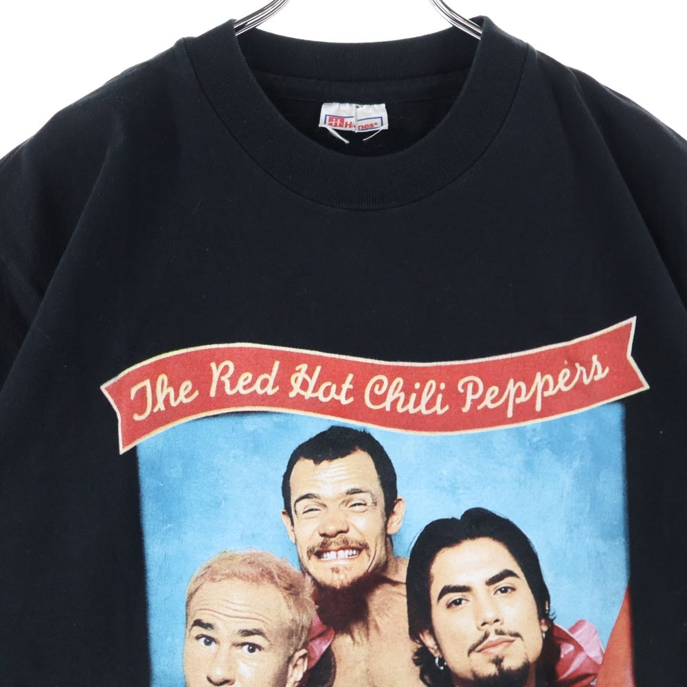 VINTAGE(ヴィンテージ) 90s RED HOT CHILI PEPPERS One Hot Chili Peppers Bootleg レッドホットチリペッパーズ ワンホットミニッツ ブートレグ 両面プリント 半袖Tシャツ ブラック