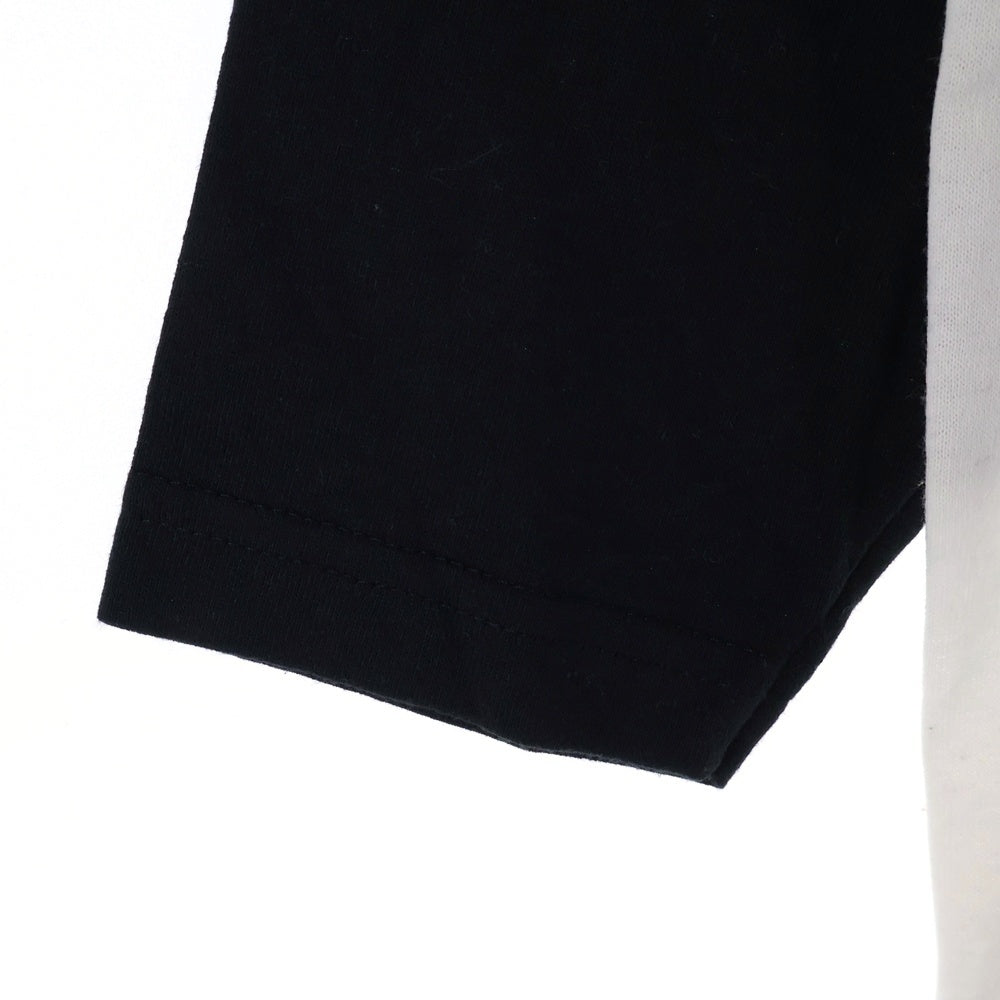 VINTAGE(ヴィンテージ) 80S THE ROLLING STONES 1981 TOUR ローリングストーンズ 両面プリント ラグランスリーブ Tシャツ ブラック