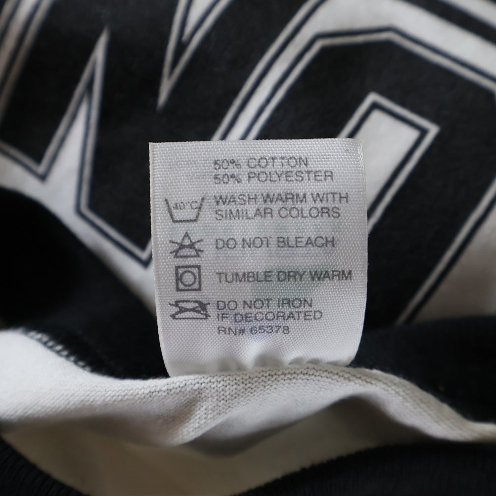 VINTAGE(ヴィンテージ) 80S THE ROLLING STONES 1981 TOUR ローリングストーンズ 両面プリント ラグランスリーブ Tシャツ ブラック