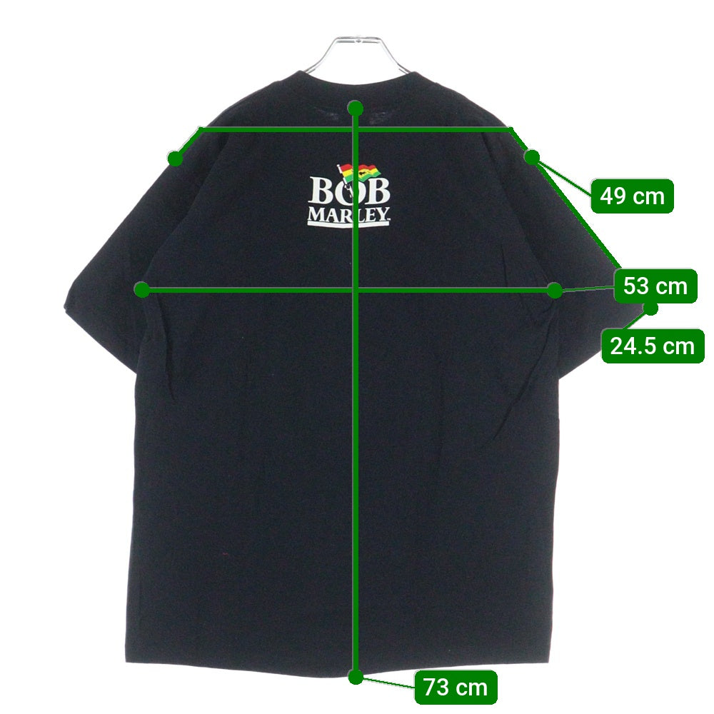 VINTAGE(ヴィンテージ) 90S BOB MARLEY Exodus ボブマーリー エクソダス 両面プリント 半袖Tシャツ ブラック