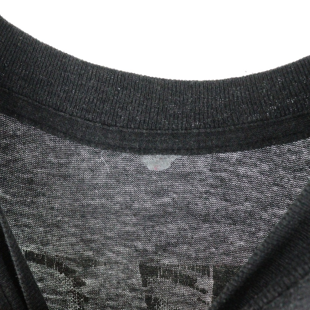 VINTAGE(ヴィンテージ) 80S THE ROLLING STONES STEEL WHEELS ザローリングストーンズ プリント 半袖Tシャツ カットソー ブラック