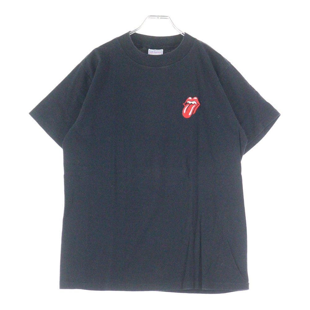 VINTAGE(ヴィンテージ) 90S THE ROLLING STONES 1997 PROMOTOUR ローリングストーンズ 刺繍デザイン プリント 半袖Tシャツ ブラック