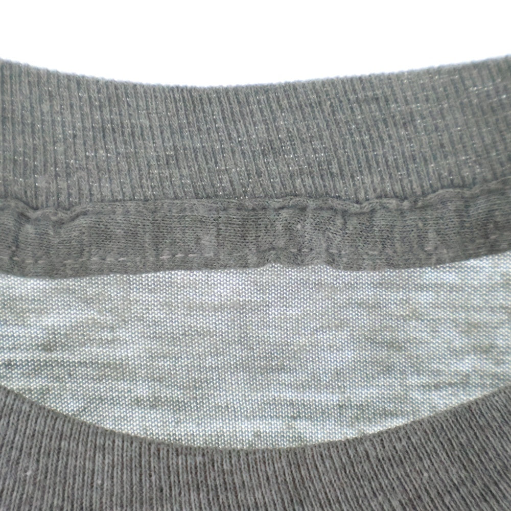 VINTAGE(ヴィンテージ) 70-80S Disney Mickey Mouse 白足 プリント 半袖Tシャツ グレー