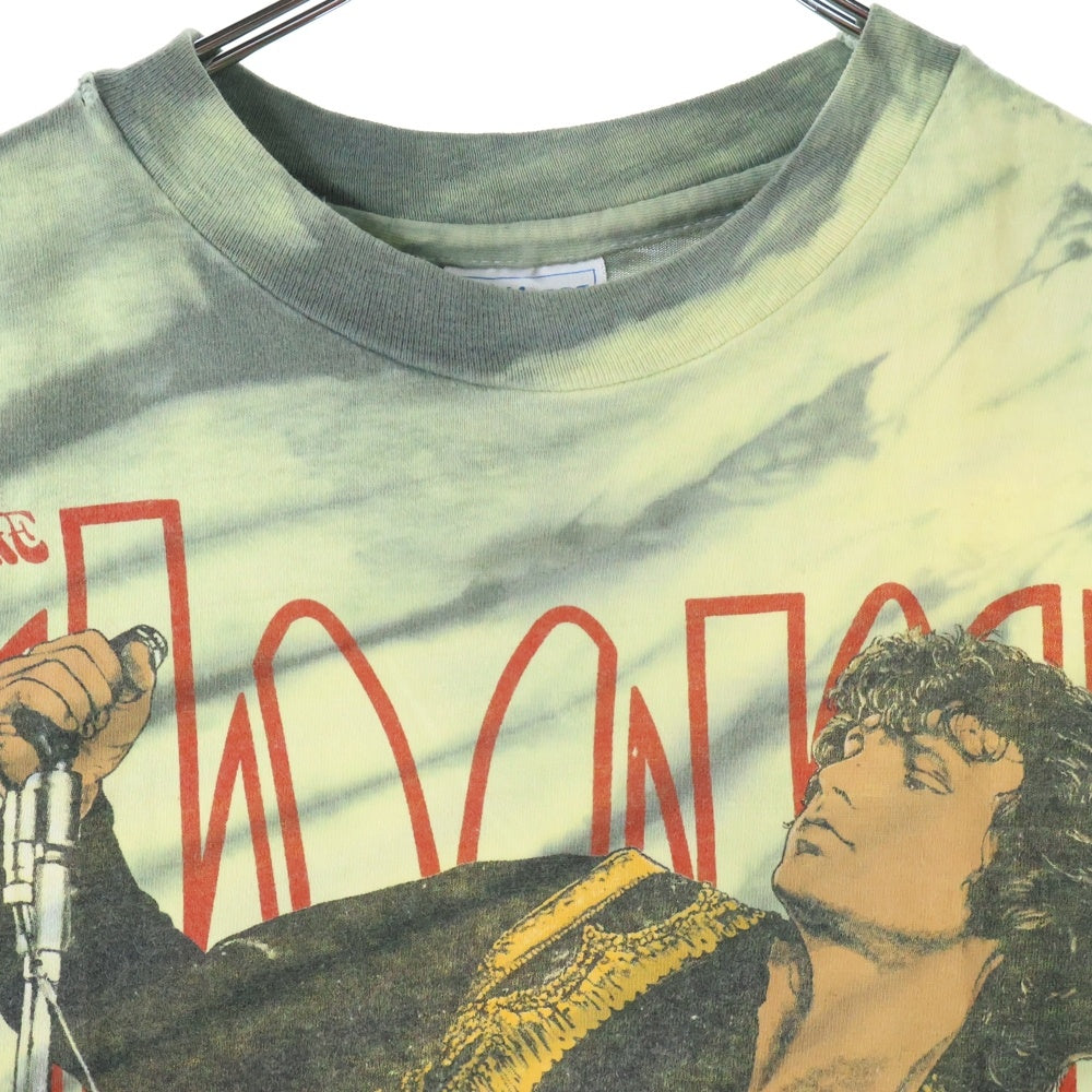 VINTAGE(ヴィンテージ) 80S THE DOORS JIM MORRISON 1988 TIEDYE ザドアーズ ジムモリソン 両面プリント 半袖Tシャツ マルチカラー