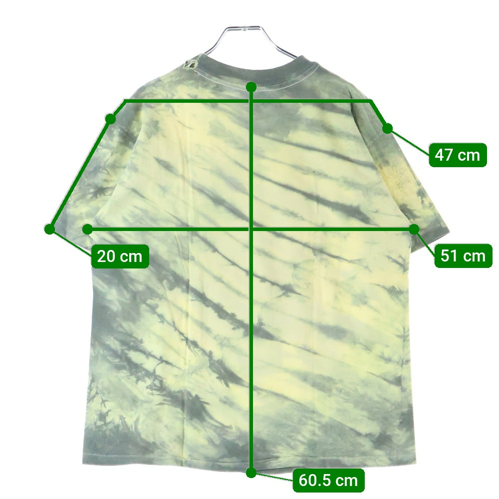 VINTAGE(ヴィンテージ) 80S THE DOORS JIM MORRISON 1988 TIEDYE ザドアーズ ジムモリソン 両面プリント 半袖Tシャツ マルチカラー