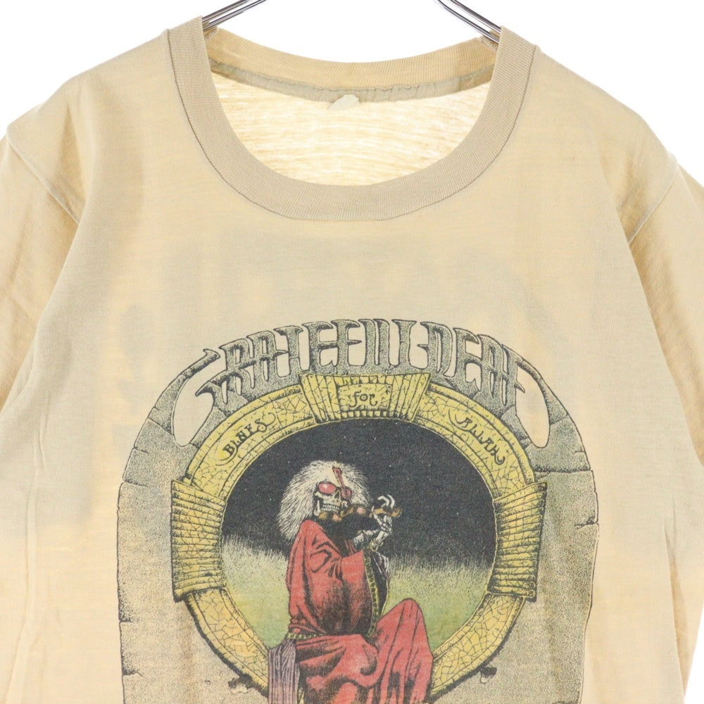 VINTAGE(ヴィンテージ) 70S GRATEFUL DEAD BLUES FOR ALLAH WINTERLAND 1978 TOUR グレイトフルデッド 両面プリント 半袖Tシャツ ベージュ
