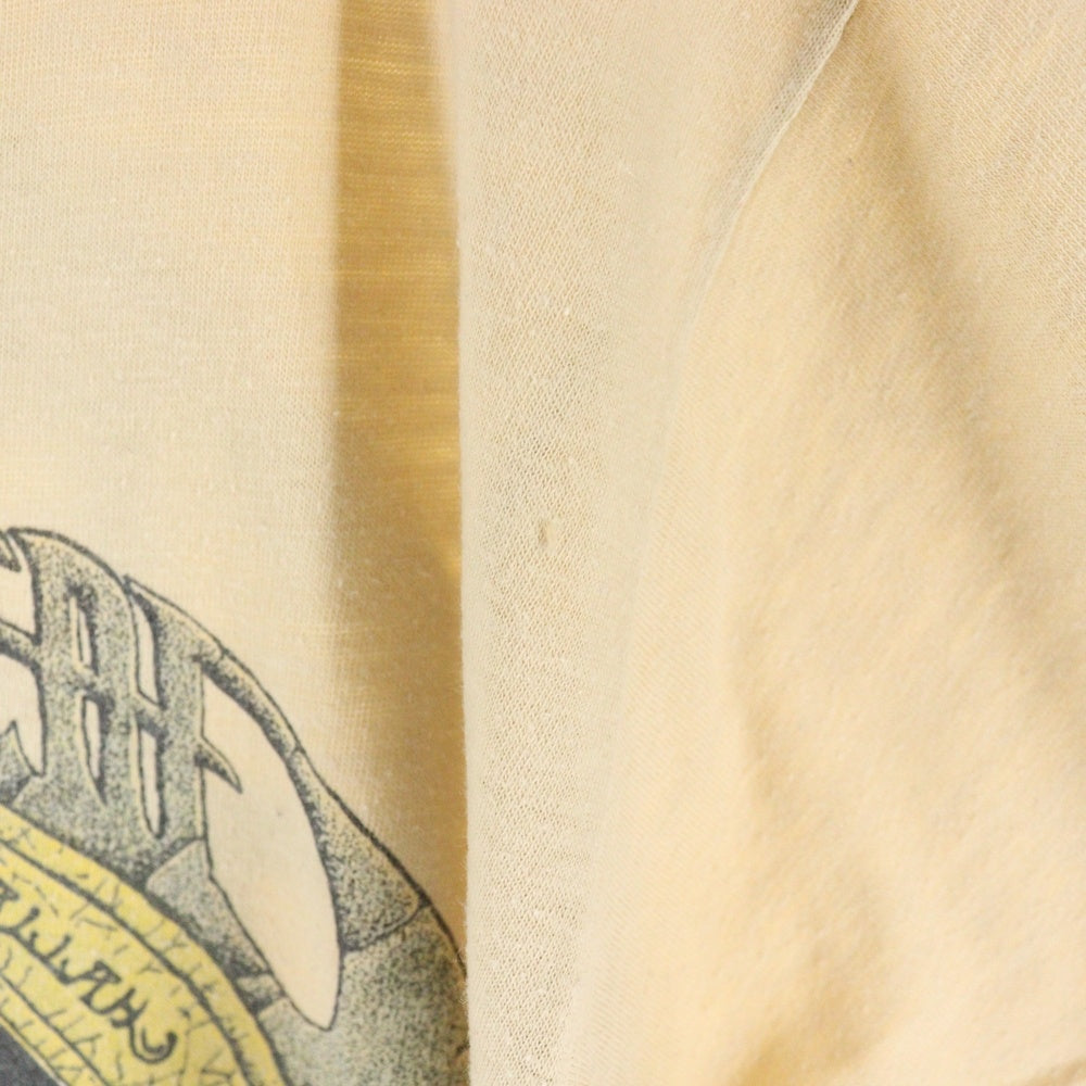 VINTAGE(ヴィンテージ) 70S GRATEFUL DEAD BLUES FOR ALLAH WINTERLAND 1978 TOUR グレイトフルデッド 両面プリント 半袖Tシャツ ベージュ