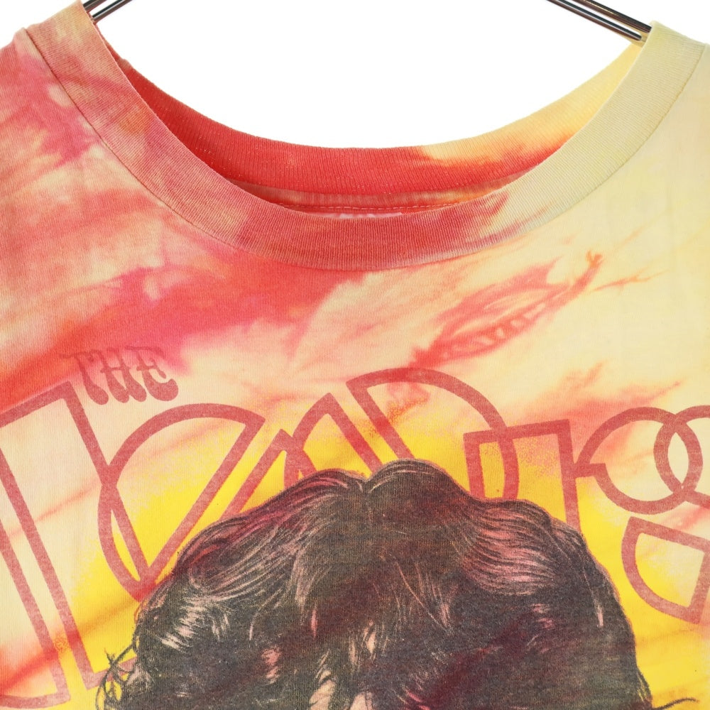 VINTAGE(ヴィンテージ) 90S THE DOORS JIM MORRISON 1990 TIEDYE ザドアーズ ジムモリソン 両面プリント 半袖Tシャツ マルチカラー