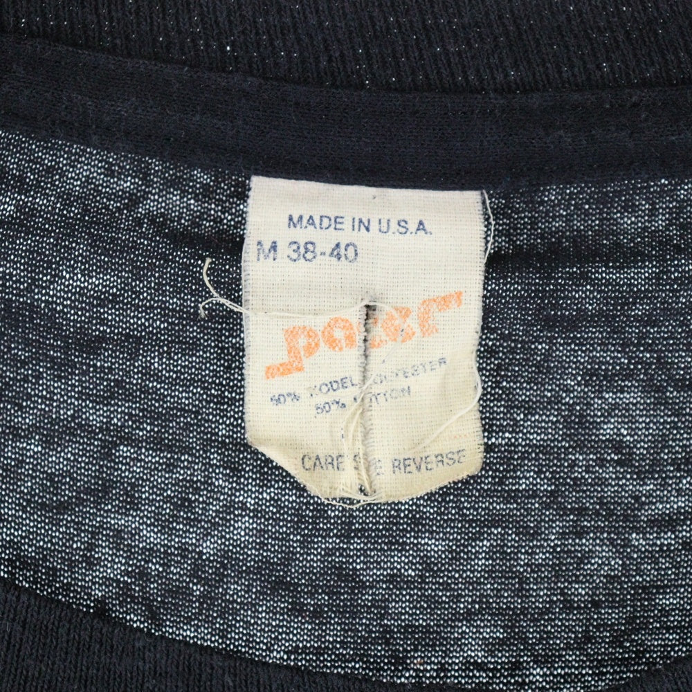 VINTAGE(ヴィンテージ) 80S LED ZEPPELIN HOUSES OF THE HOLY レッド ツェッペリン 両面プリント 半袖Tシャツ ブラック