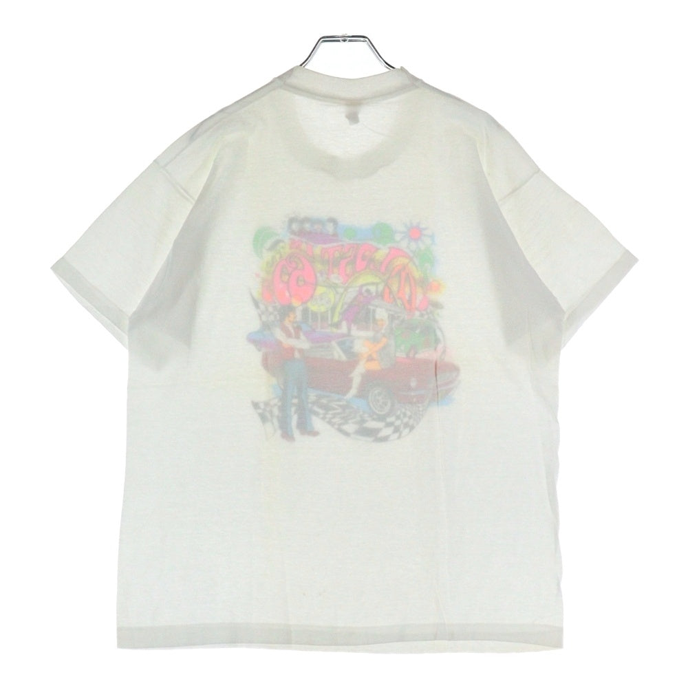 VINTAGE(ヴィンテージ) 80S The Beatles Lost in the 60s ビートルズ グラフィックプリント 半袖Tシャツ ホワイト
