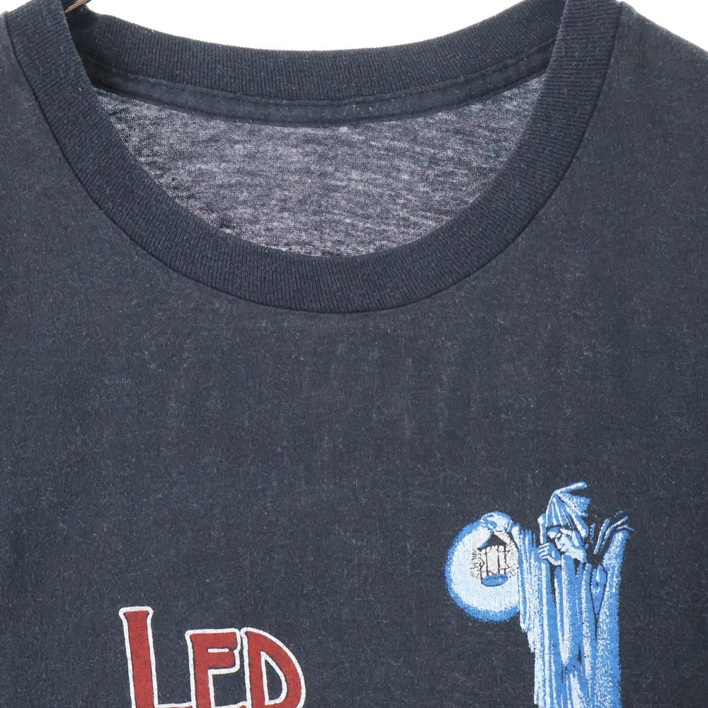 VINTAGE(ヴィンテージ) 80S LED ZEPPELIN STAIRWAY TO HEAVEN 1984 ヴィンテージ レッド ツェッペリン 天国への階段 両面プリント クルーネック半袖Tシャツ カットソー