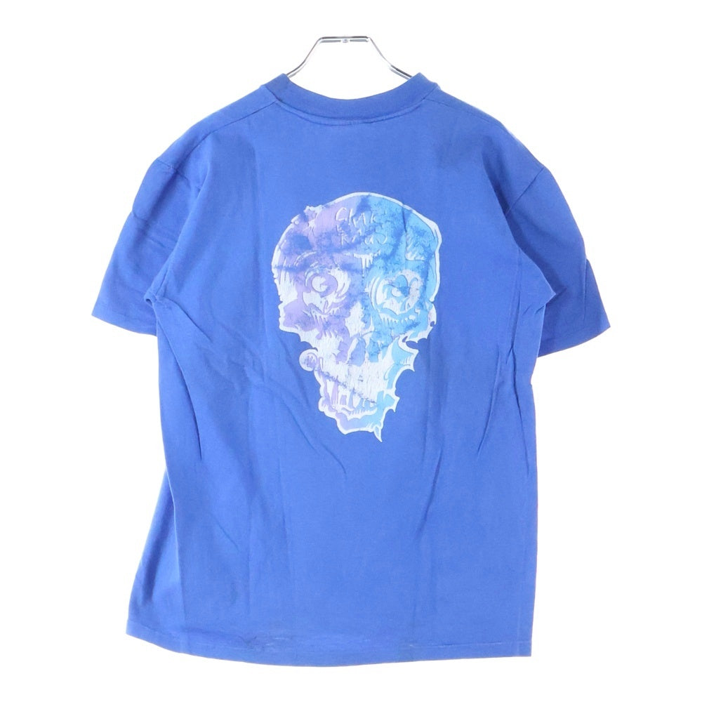 VINTAGE(ヴィンテージ) 90S SKATE RAGS 両面プリント 半袖Tシャツ ブルー