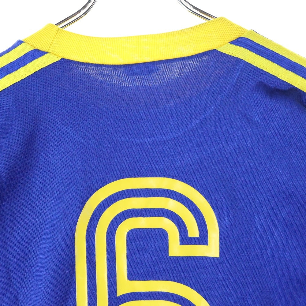 adidas(アディダス) 70S Trefoil Logo トレフォイルロゴ ロングスリーブ 長袖Tシャツ ブルー