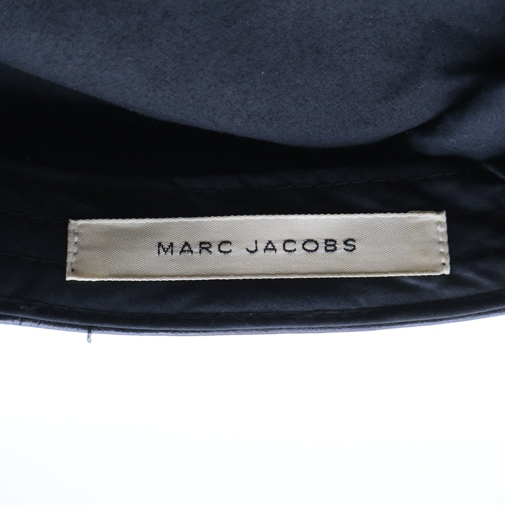 MARC JACOBS(マークジェイコブス) チェーン装飾 レザー キャスケット ブラック