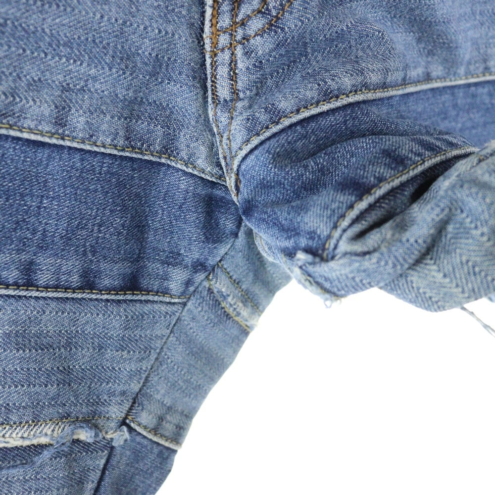 HYSTERIC GLAMOUR(ヒステリックグラマー) KINKY ウミヘビ ツギハギデニムパンツ インディゴ