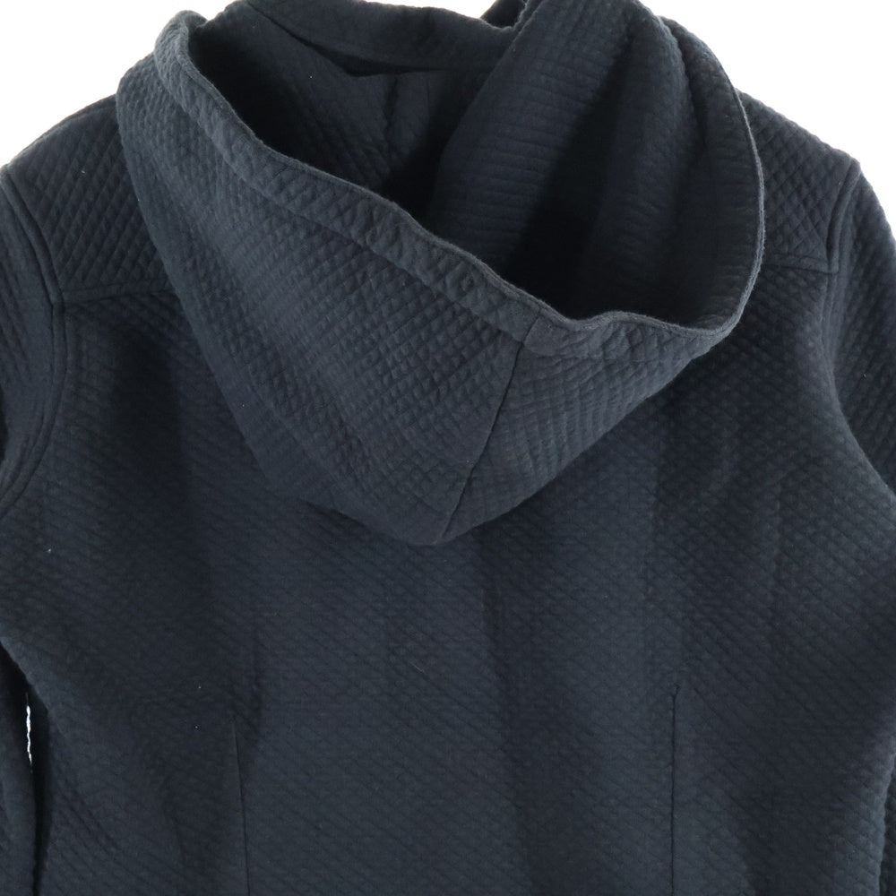 RAF SIMONS(ラフシモンズ) 初期タグ キルティング フーディー 長袖シャツ ブラック