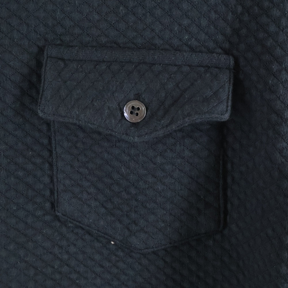 RAF SIMONS(ラフシモンズ) 初期タグ キルティング フーディー 長袖シャツ ブラック