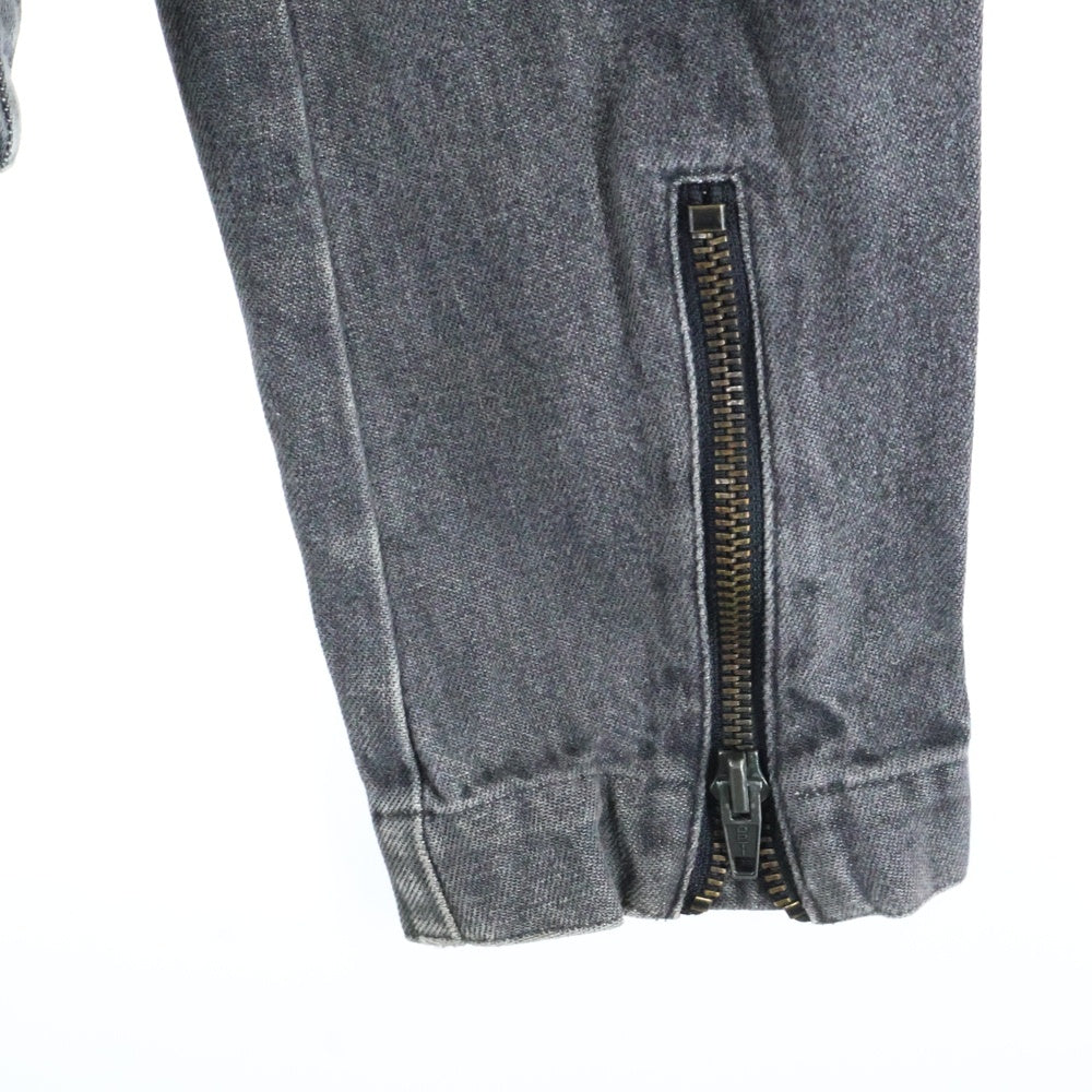 RAF SIMONS(ラフシモンズ) 05SS ダブル ライダース デニム ジャケット インディゴ グレー