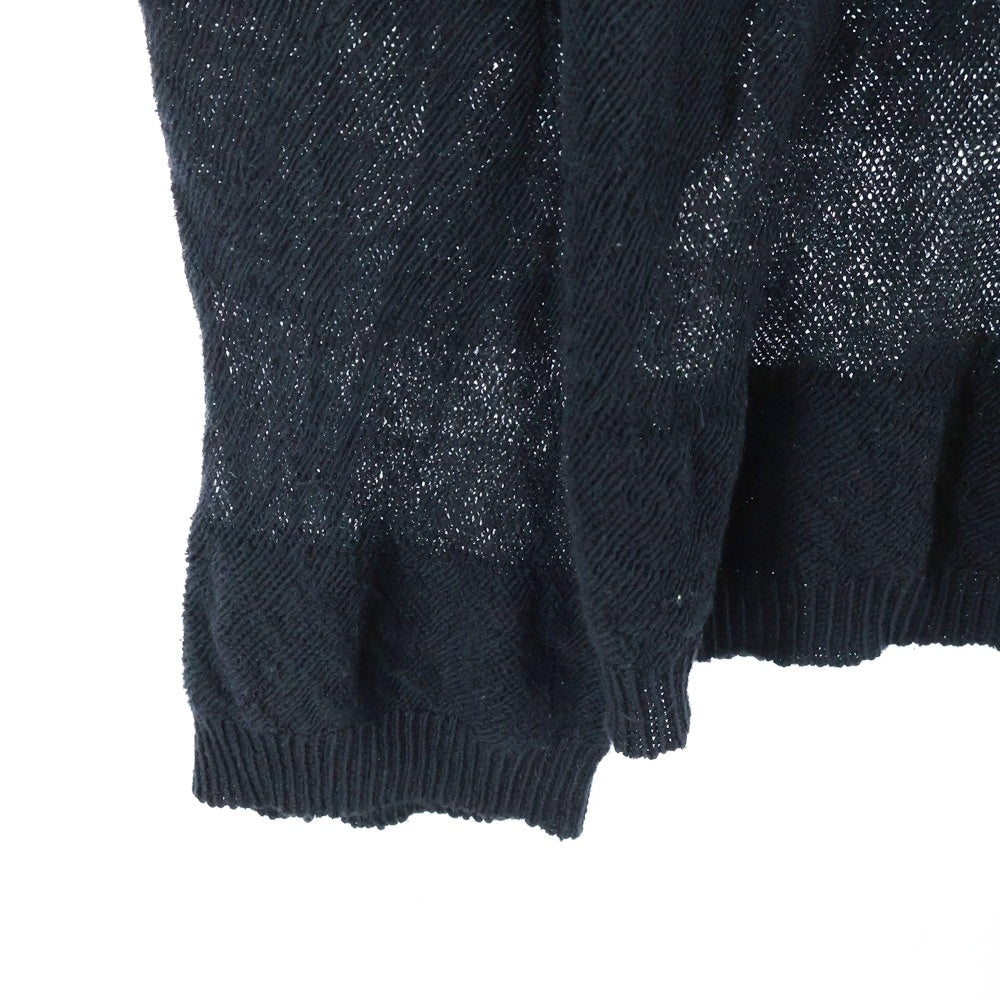 NUMBER (N)INE(ナンバーナイン) Archive SUMMER KNIT アーカイブ シャドーボーダー サマーニット ブラック