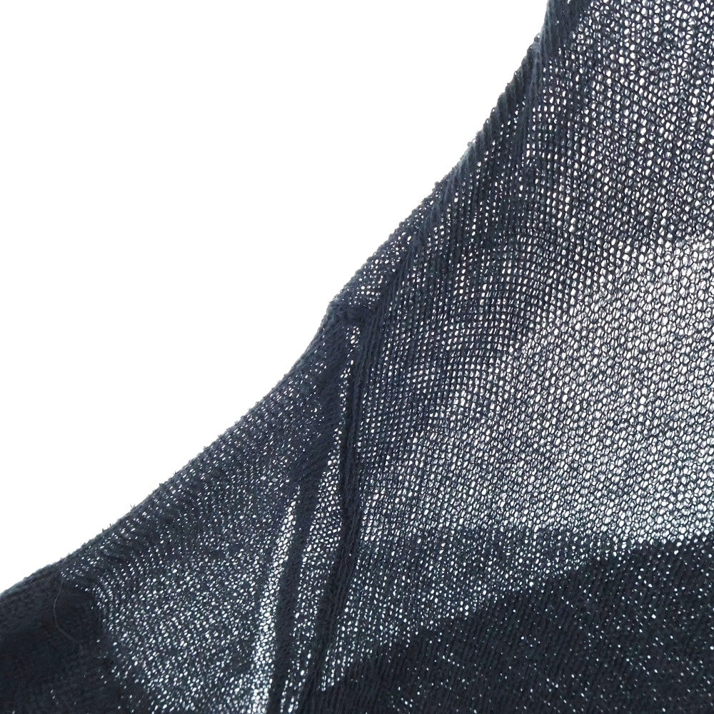 NUMBER (N)INE(ナンバーナイン) Archive SUMMER KNIT アーカイブ シャドーボーダー サマーニット ブラック