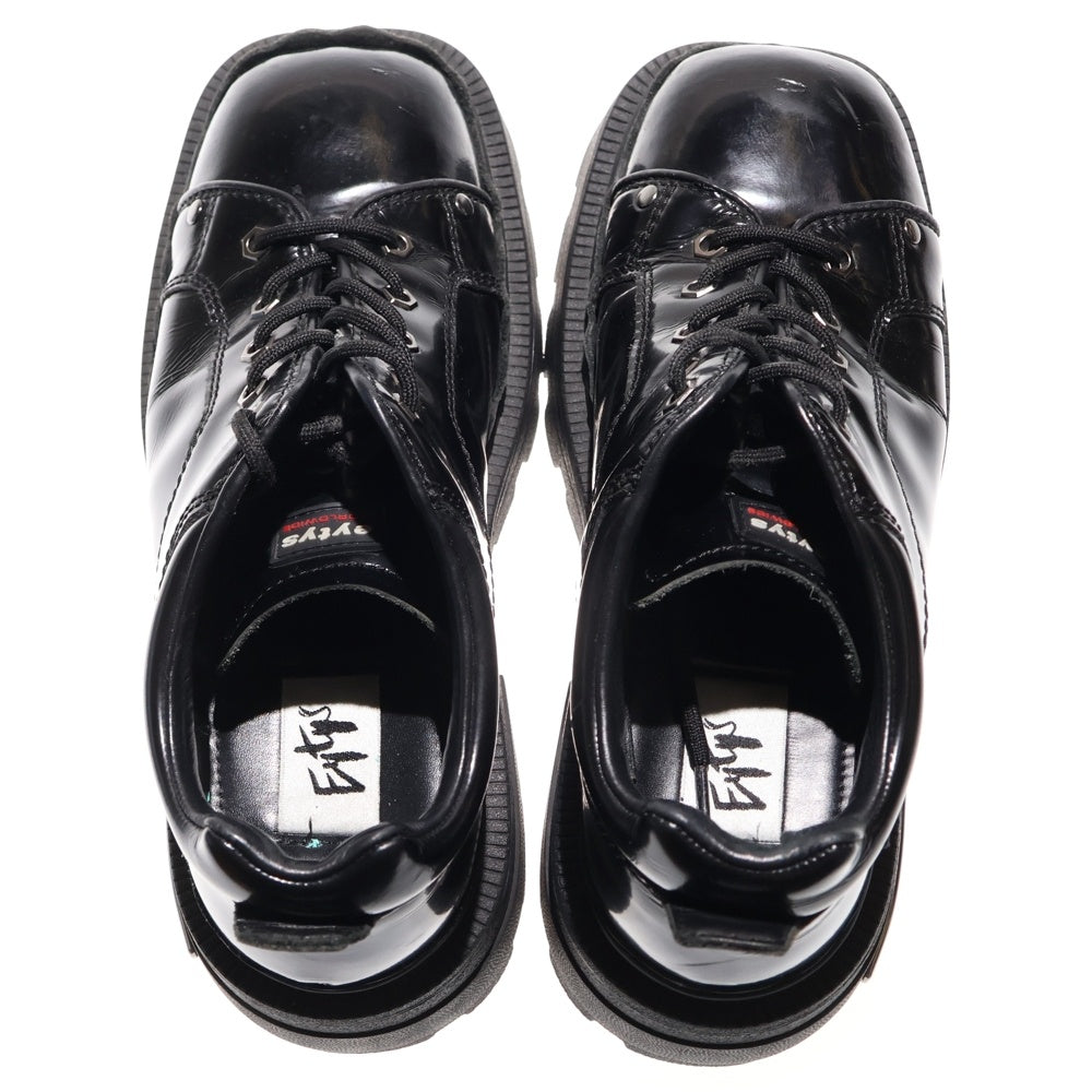 eytys(エイティーズ) Detroit デトロイト レザー レースアップ シューズ ブラック