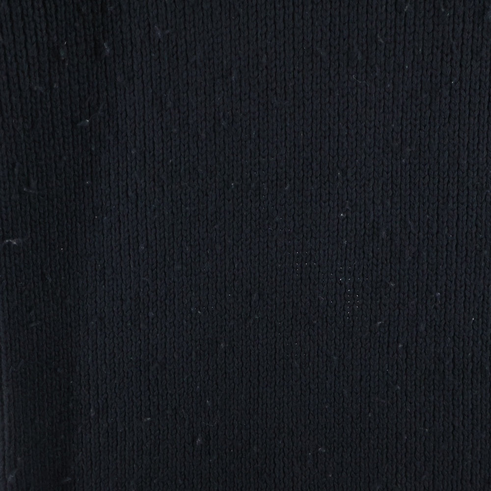 Yohji Yamamoto(ヨウジヤマモト) 96AW ARCHIVE HALF ZIP TURTLE LONG KNIT ハーフジップ タートル ロング ニット ブラック FG-K39-966