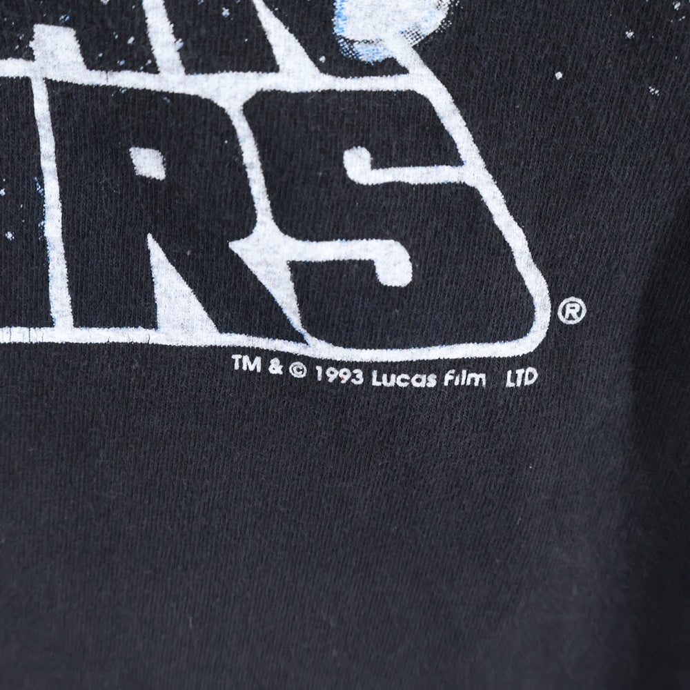 VINTAGE(ヴィンテージ) 90s STAR WARS スターウォーズ フロントプリント Tシャツ 半袖カットソー ブラック