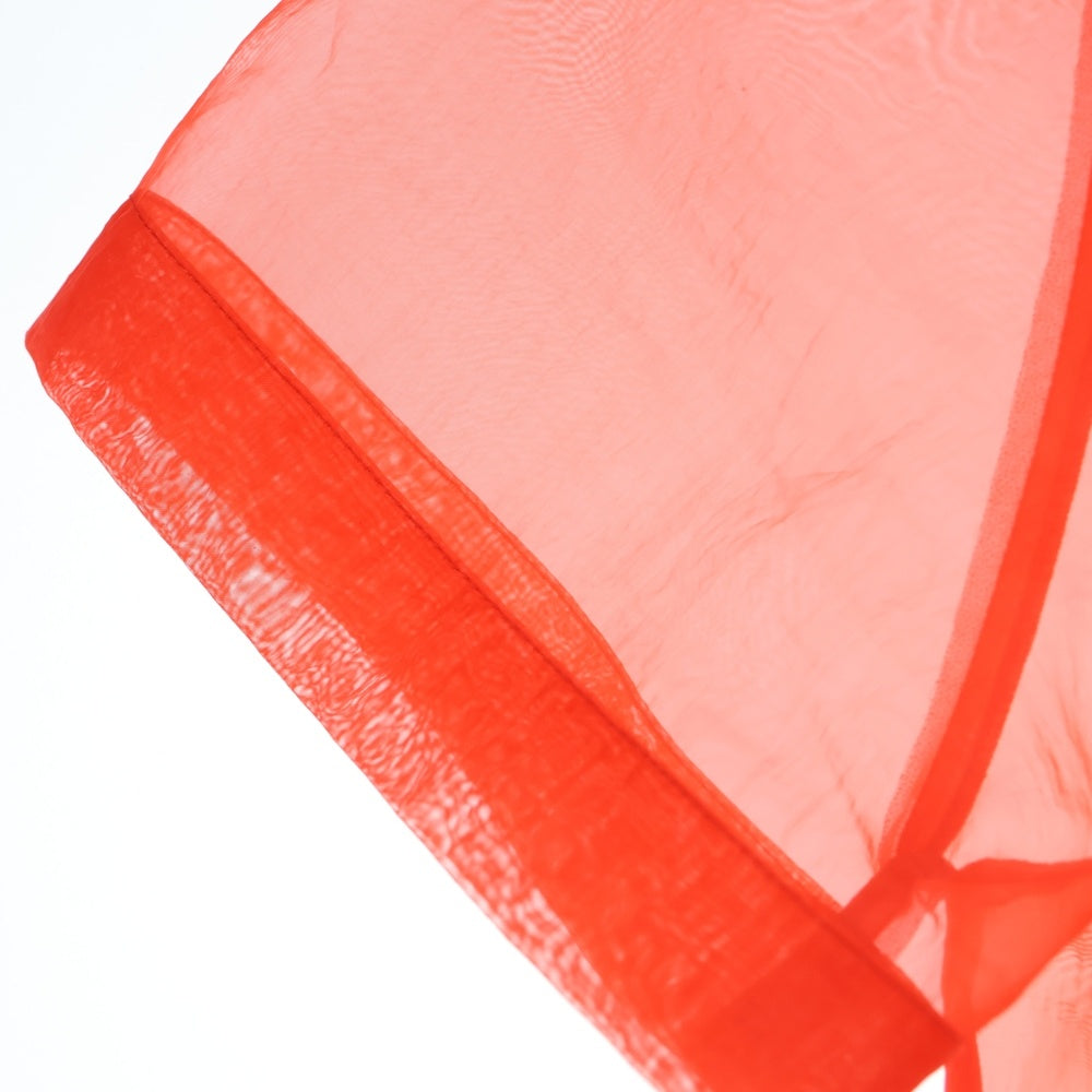 GUCCI(グッチ) See through Regular Collar short sleeve shirt 759330 ZAOKU シースルー レギュラーカラー 半袖シャツ レッド