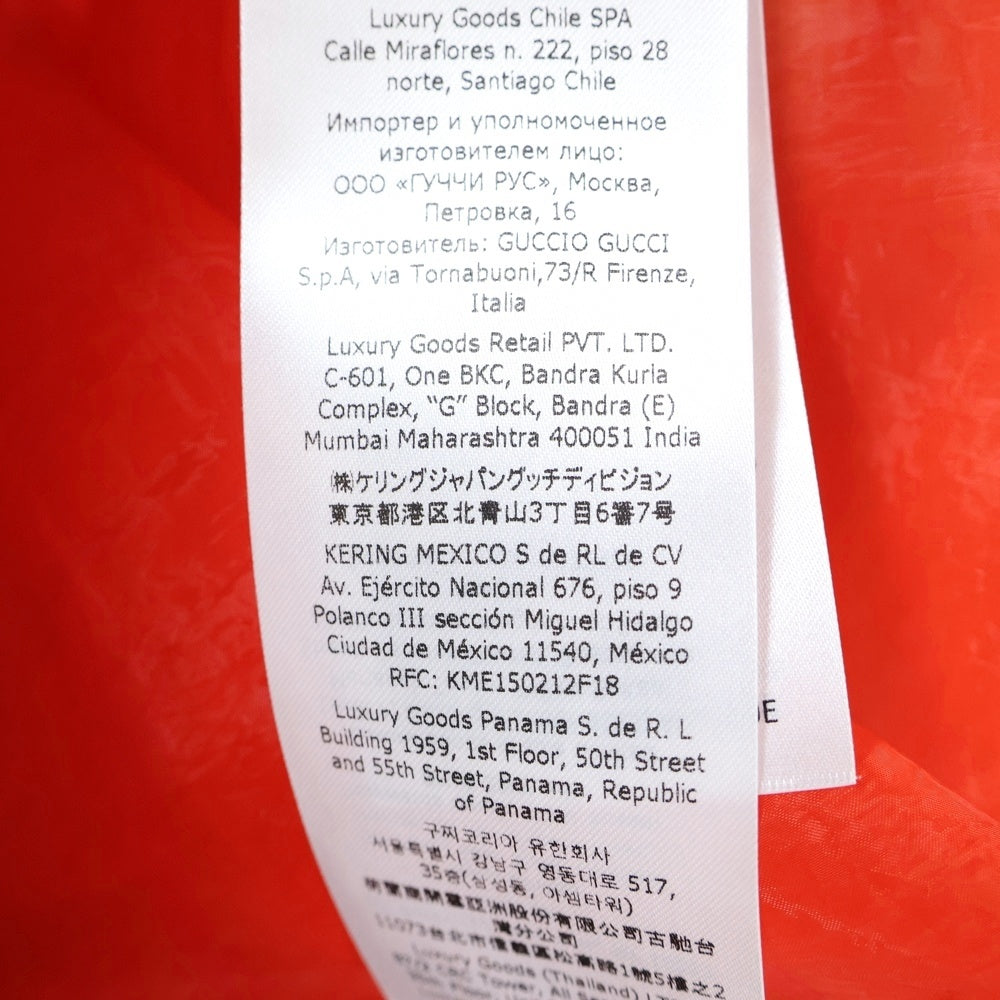 GUCCI(グッチ) See through Regular Collar short sleeve shirt 759330 ZAOKU シースルー レギュラーカラー 半袖シャツ レッド