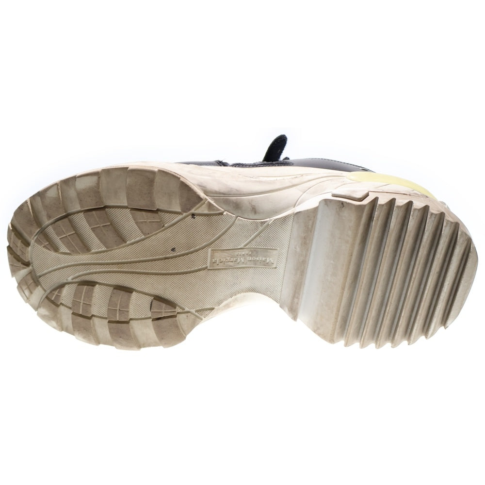 Maison Margiela 22(メゾンマルジェラ) レトロフィット ダメージ加工 ローカット スニーカー ブラック S37 WS0465