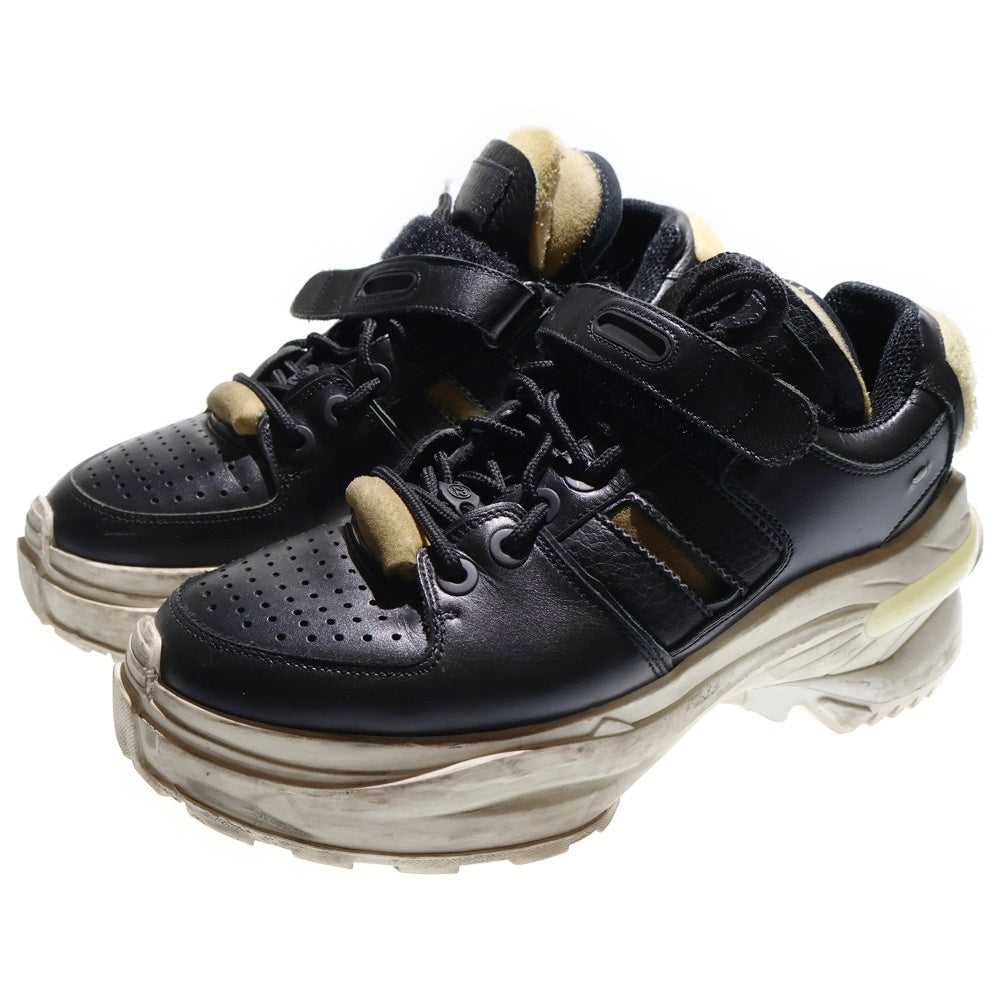 Maison Margiela 22(メゾンマルジェラ) レトロフィット ダメージ加工 ローカット スニーカー ブラック S37 WS0465
