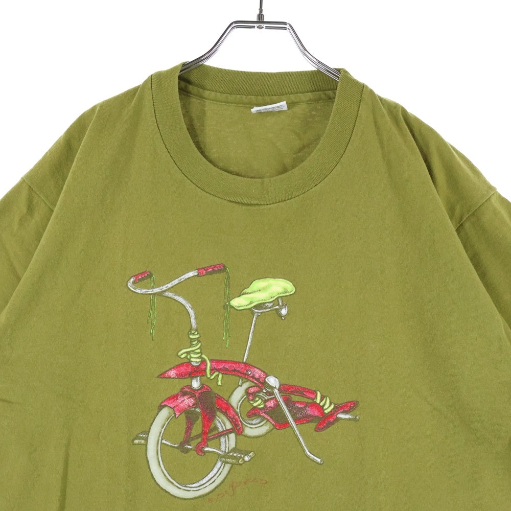 VINTAGE(ヴィンテージ) 90s SOUND GARDEN COME STAND ME UP サウンドガーデン 両面プリント Tシャツ 半袖カットソー カーキ