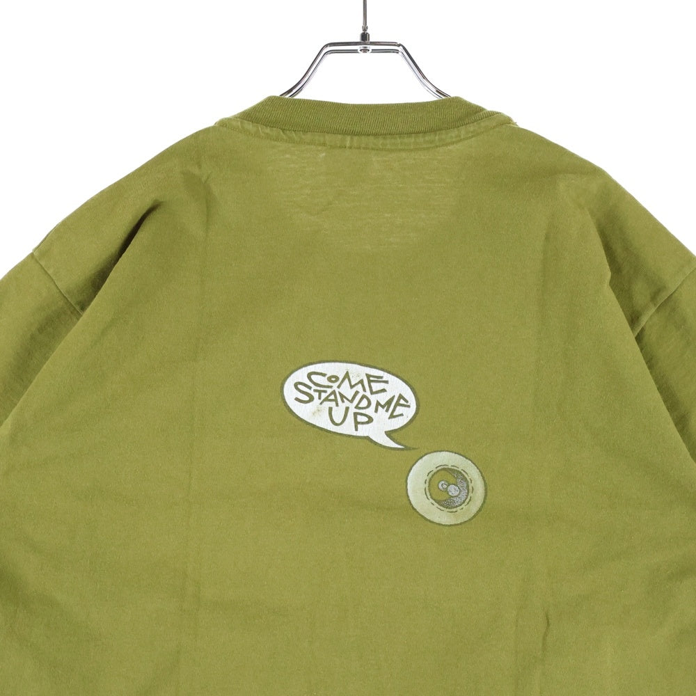 VINTAGE(ヴィンテージ) 90s SOUND GARDEN COME STAND ME UP サウンドガーデン 両面プリント Tシャツ 半袖カットソー カーキ
