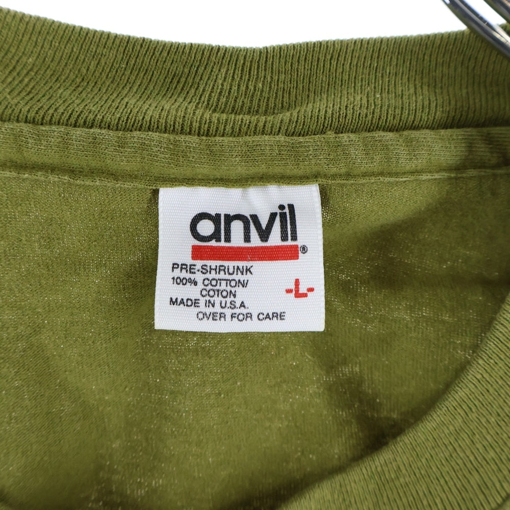 VINTAGE(ヴィンテージ) 90s SOUND GARDEN COME STAND ME UP サウンドガーデン 両面プリント Tシャツ 半袖カットソー カーキ