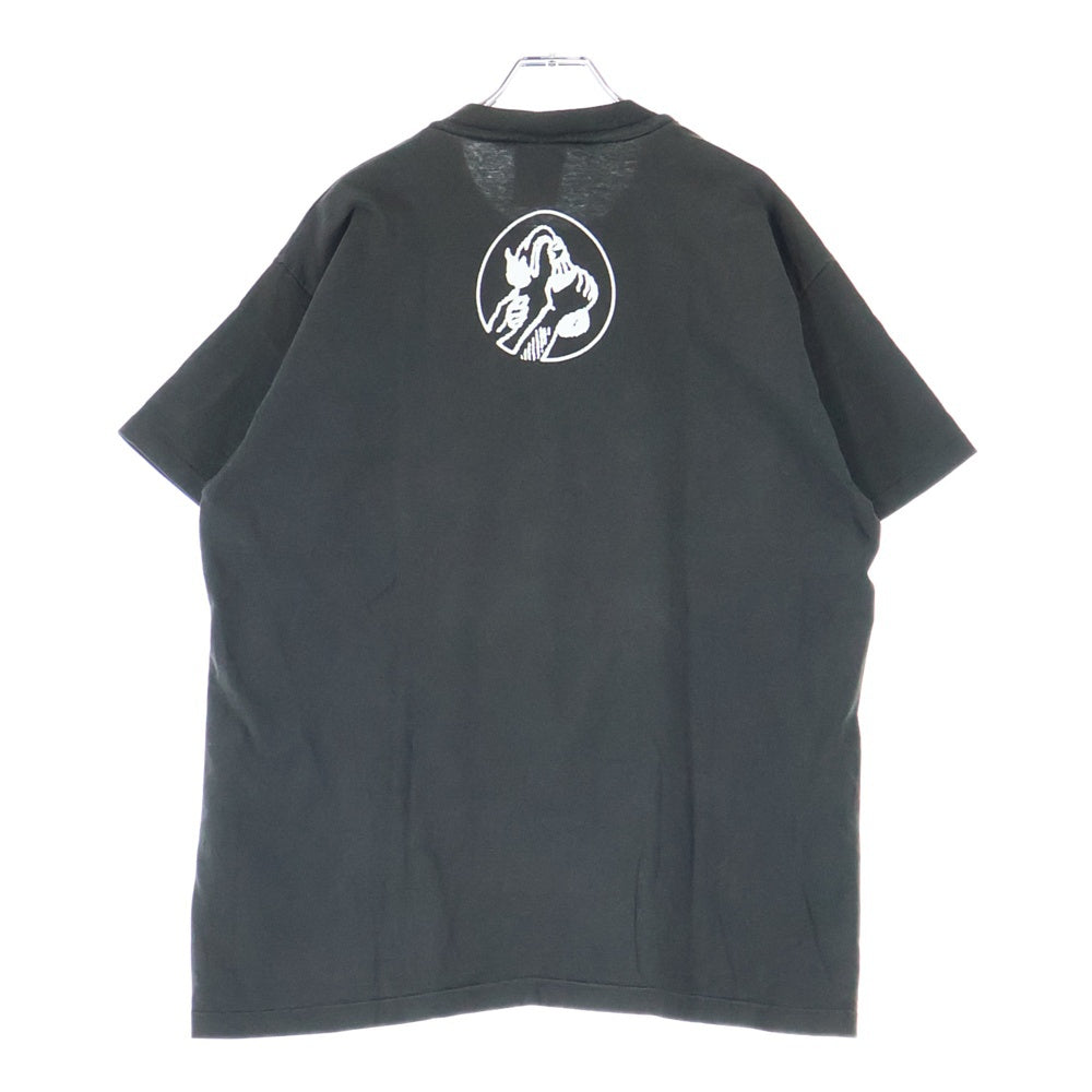 VINTAGE(ヴィンテージ) 90s RAGE AGAINST THE MACHINE FIST MOLOTOV アゲインストザマシーン 半袖Tシャツ カットソー ブラック
