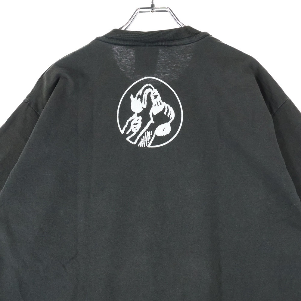 VINTAGE(ヴィンテージ) 90s RAGE AGAINST THE MACHINE FIST MOLOTOV アゲインストザマシーン 半袖Tシャツ カットソー ブラック