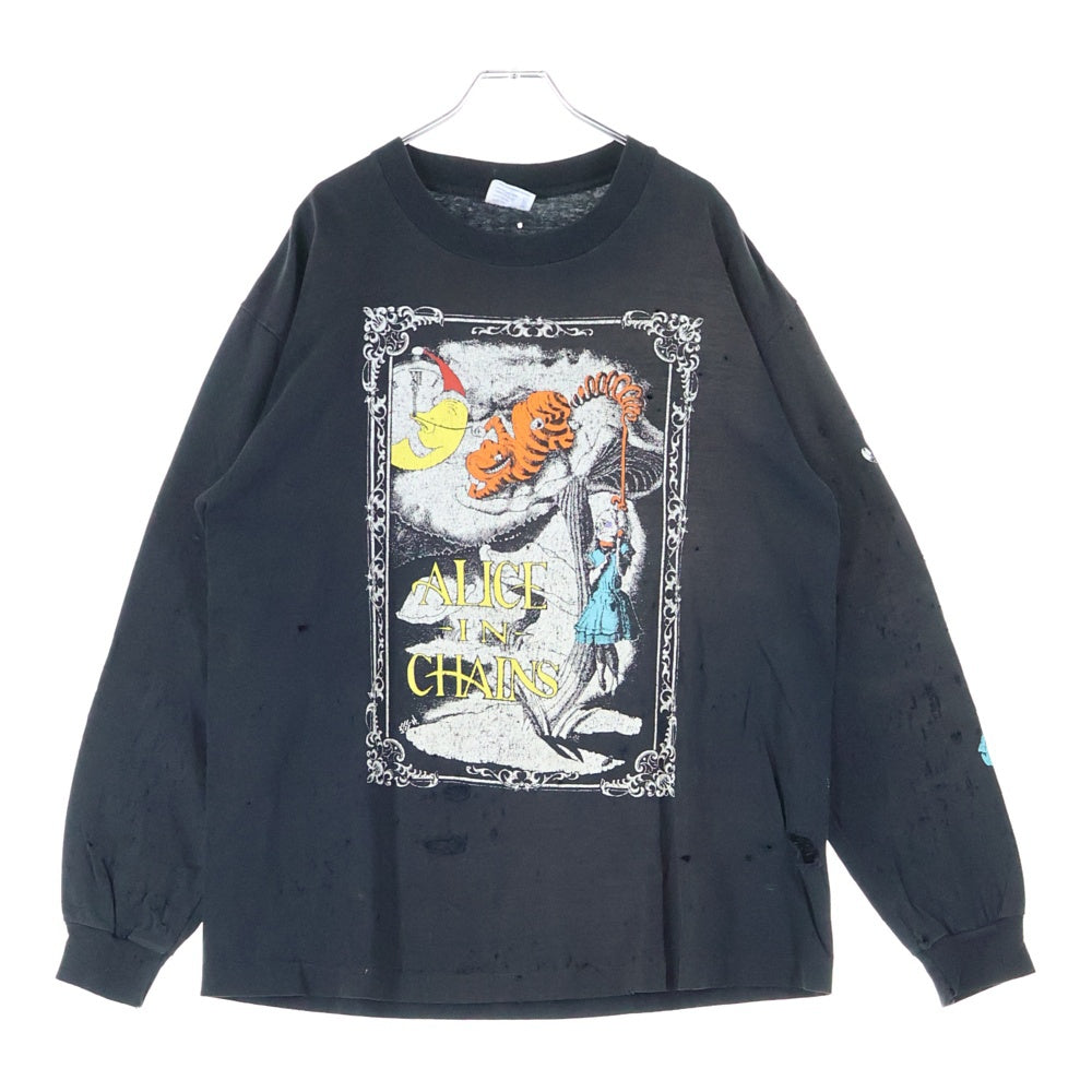 VINTAGE(ヴィンテージ) 90s ALICE IN CHAINS ALICE HANGING L/S アリスインチェイン 長袖Tシャツ ロングスリーブ カットソー ブラック