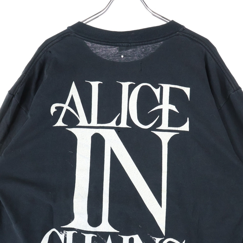 VINTAGE(ヴィンテージ) 90s ALICE IN CHAINS ALICE HANGING L/S アリスインチェイン 長袖Tシャツ ロングスリーブ カットソー ブラック
