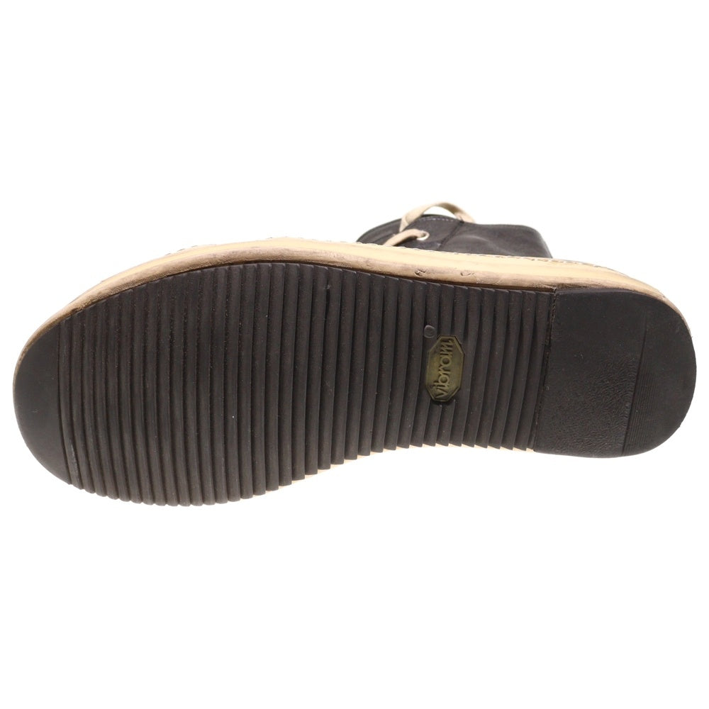 Rick Owens(リックオウエンス) RAMONES レースアップ レザー ブーツ ブラック 43656