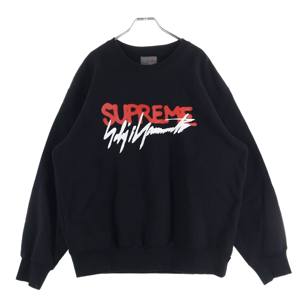 SUPREME(シュプリーム) ×Yohji Yamamoto 20AW Crewnwck Sweat クルーネック スウェット ヨウジヤマモト コラボ ブラック