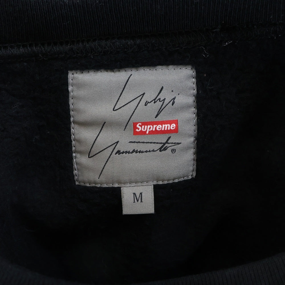 SUPREME(シュプリーム) ×Yohji Yamamoto 20AW Crewnwck Sweat クルーネック スウェット ヨウジヤマモト コラボ ブラック