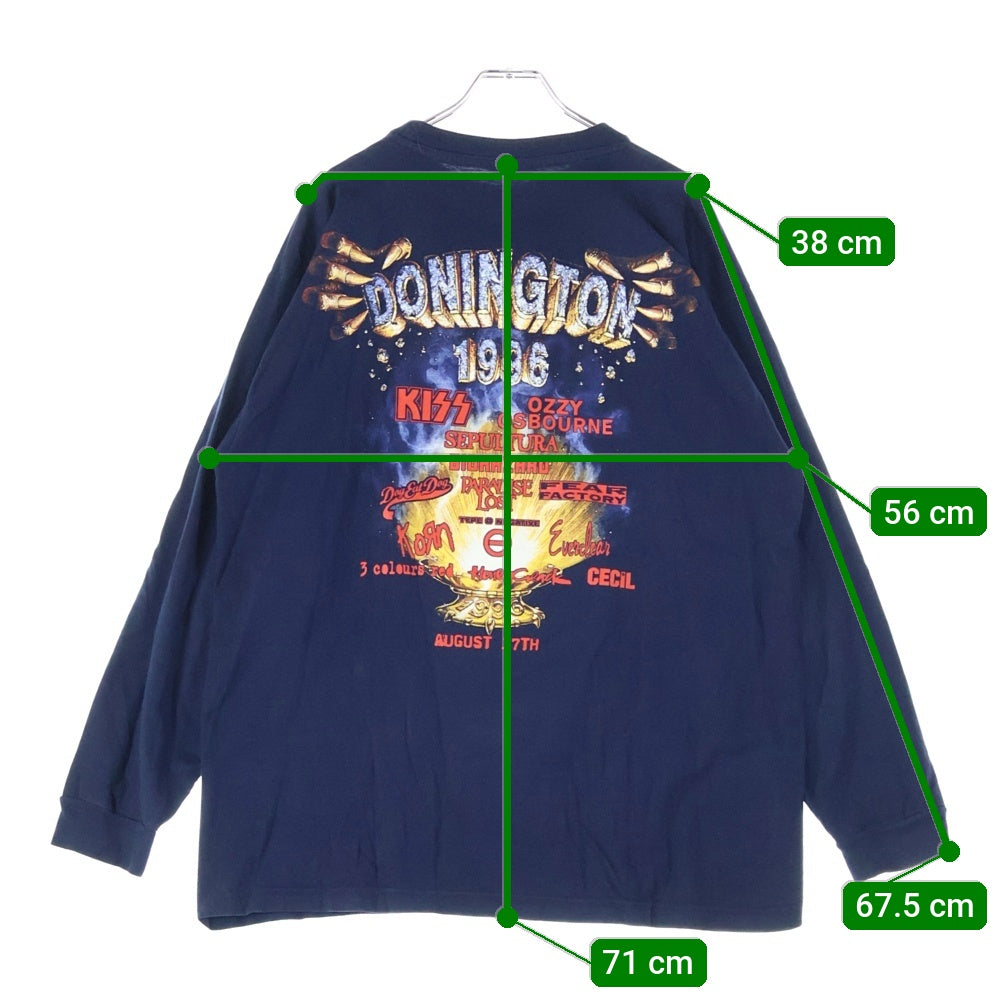 VINTAGE(ヴィンテージ) 00s DONINGTON ドニントン ロンT 長袖カットソー ネイビー