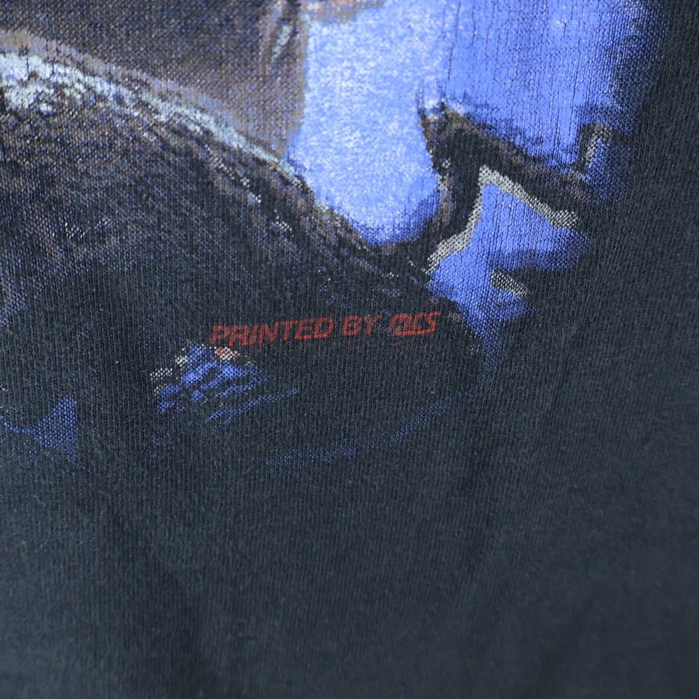 VINTAGE(ヴィンテージ) 90s RUNNING WILD BLACK HAND INN ランニング ワイルド ロンT 長袖カットソー ブラック