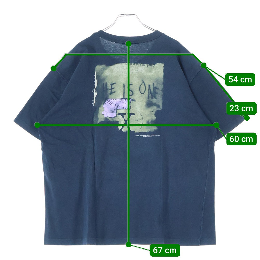 VINTAGE(ヴィンテージ) 90s X-FILES HE IS ONE エックスファイル 両面プリント Tシャツ 半袖カットソー ブラック